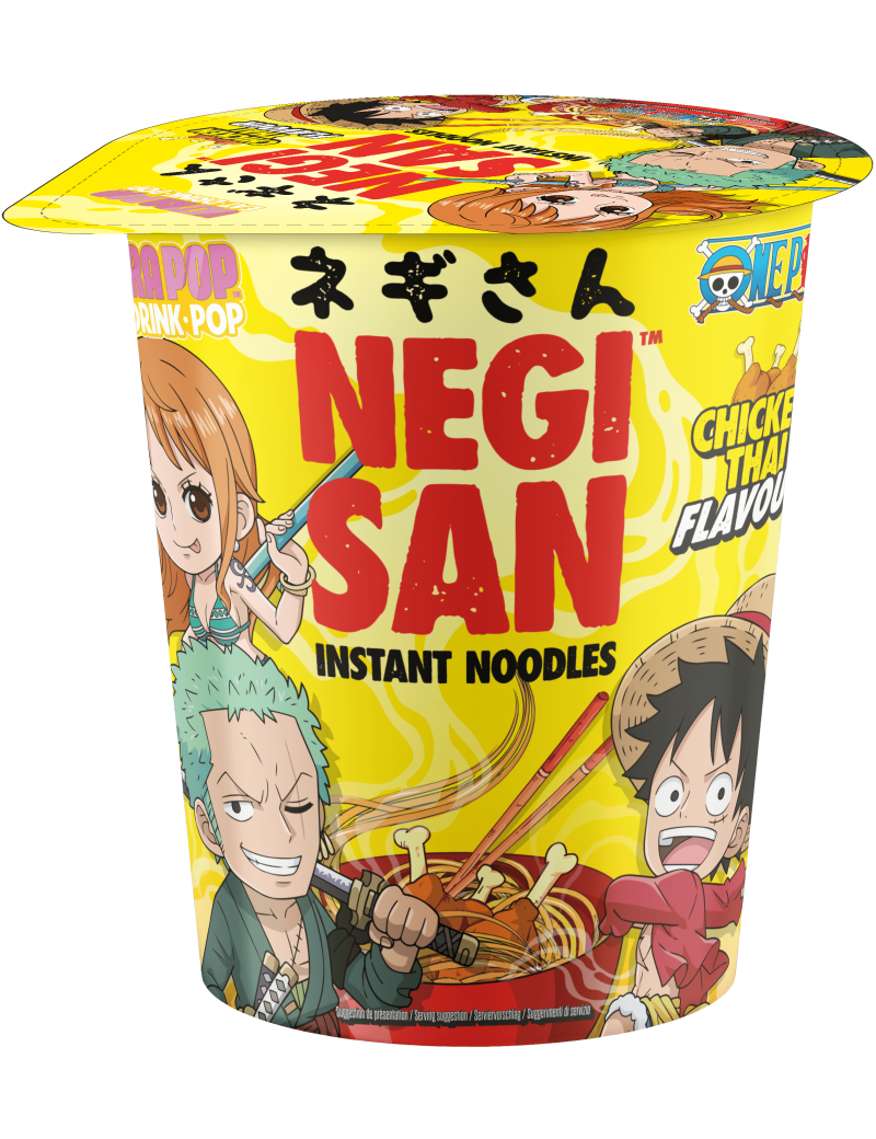 Instant Noodles Negisan Chicken Teriyaki One Piece Luffy/Zoro/Nami - Albagame