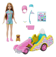 Doll Barbie And Stacie To The Reascue  Go Kart - Albagame