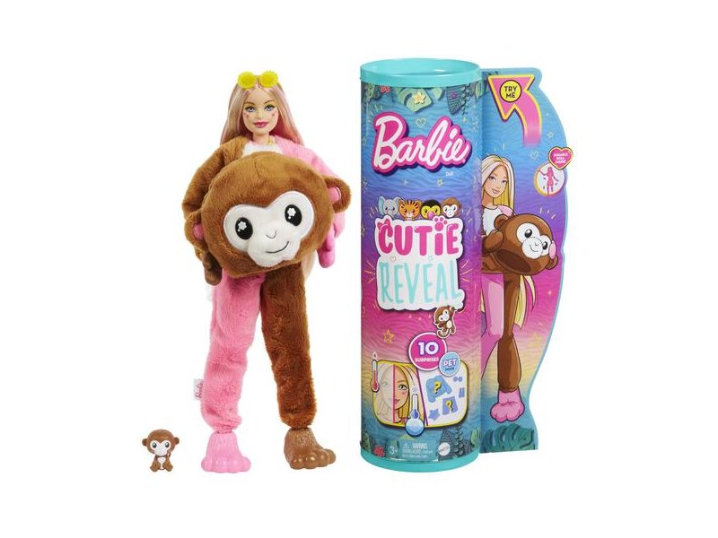 Doll Barbie Cutie Reveal Jungle Series - Albagame