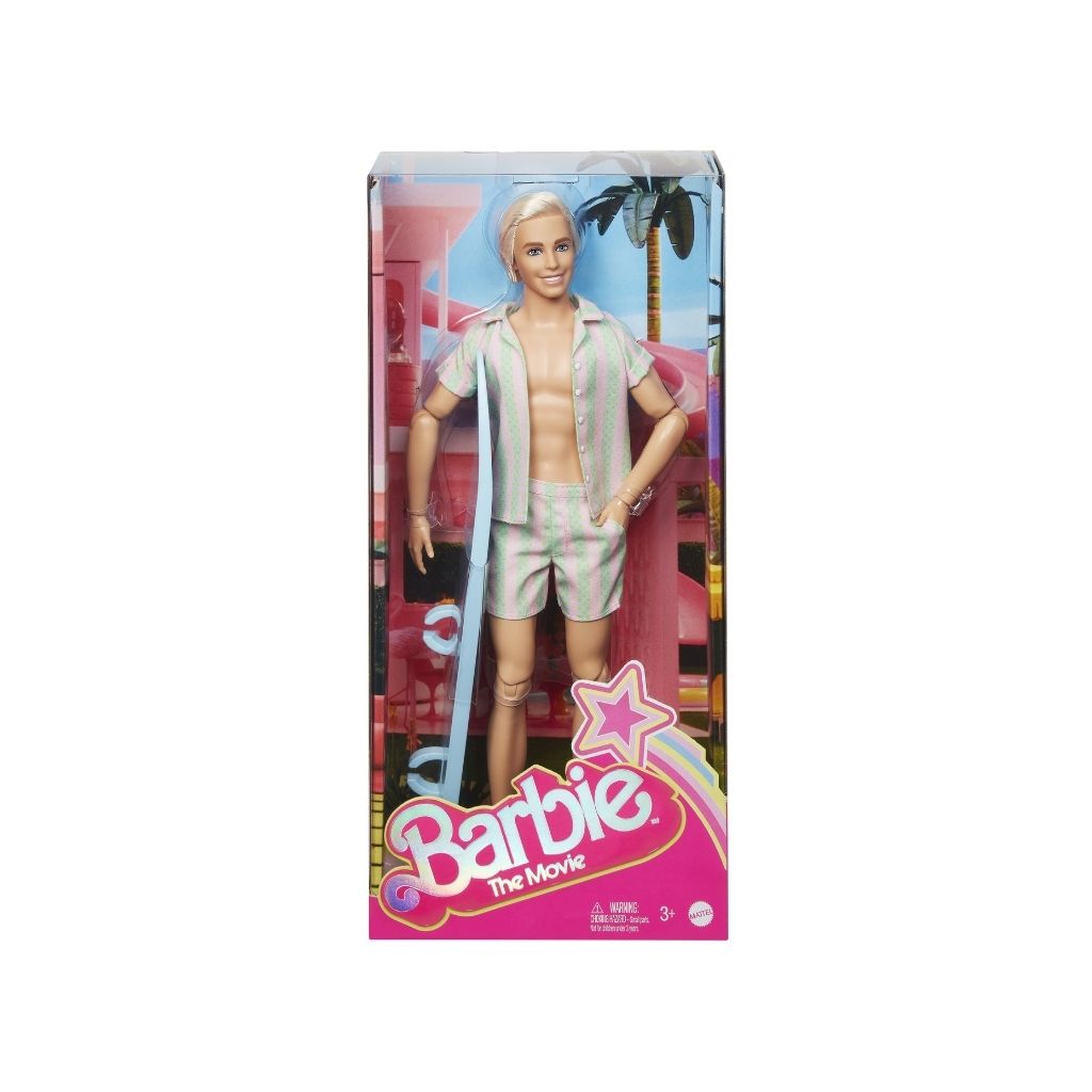 Doll Barbie Movie Ken Pastel Stripes Beach - Albagame