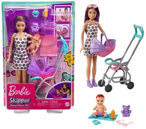 Doll Barbie Skipper Babysitters Brunette - Albagame