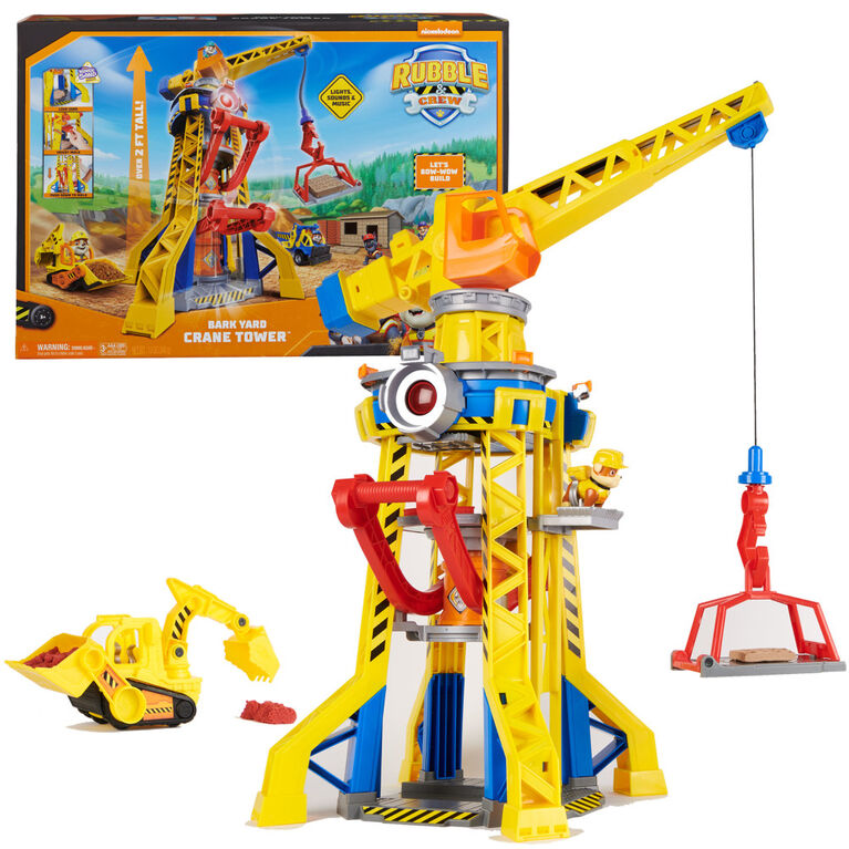 Playset Crane Tower Rubble & Crew Bark Yard - Albagame