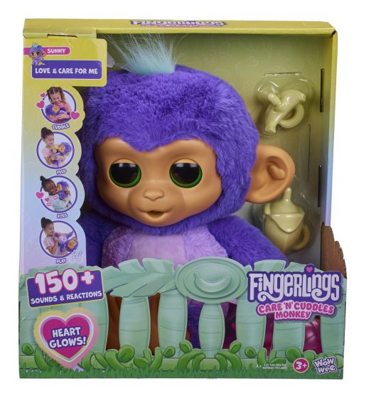 Plush Fingerlings Care n Cuddle Monkey - Albagame