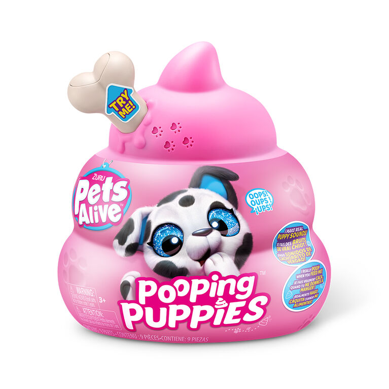 Plush Pets Alive Pooping Puppies S1