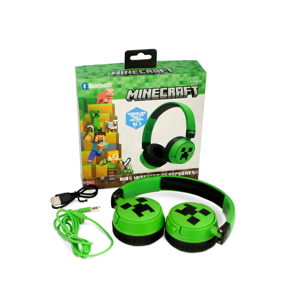 Headphone OTL - Minecraft Creeper Kids Headphones - Albagame