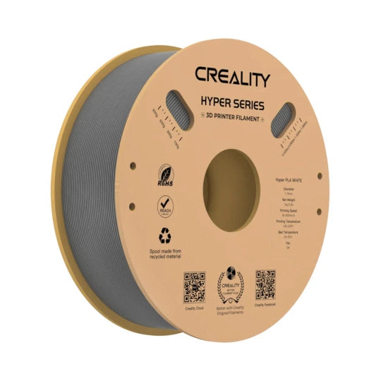 Filament CREALITY Hyper PLA Grey, 3D Printer Filament, 1 Kg Spool, 1.75 mm, 3301010340 - Albagame