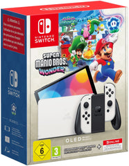 Console Nintendo Switch OLED White + Super Mario Bros.Wonder + 12 Months NSO