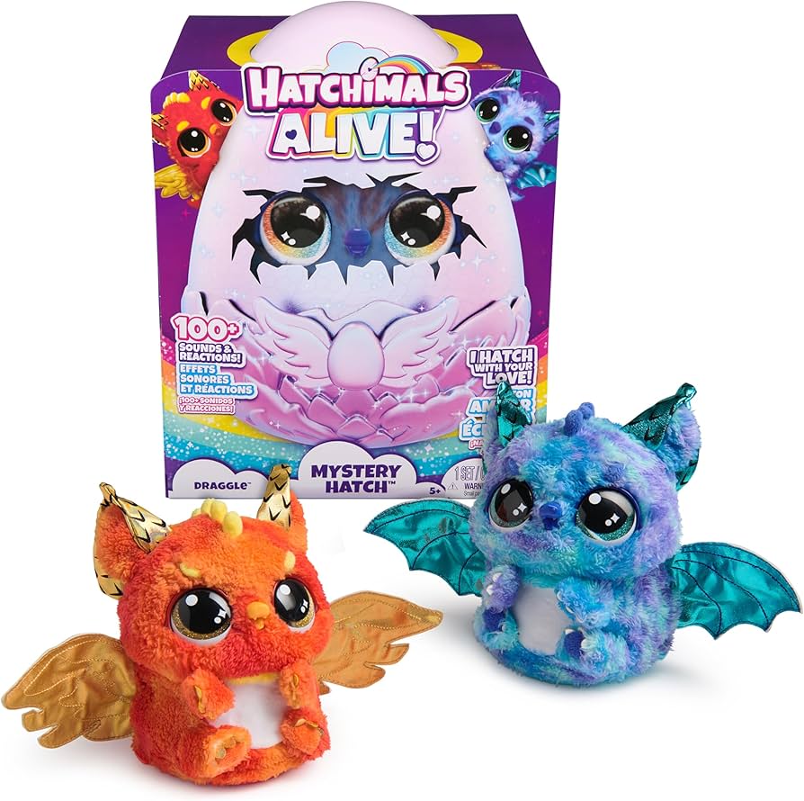 Mystery Plush Hatchimals Hatch Draggle