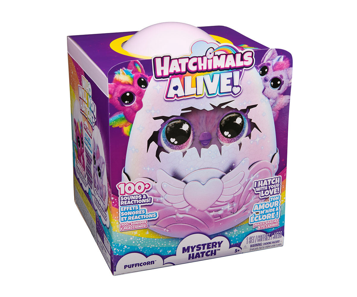 Mystery Plush Hatchimals Hatch Pufficorn