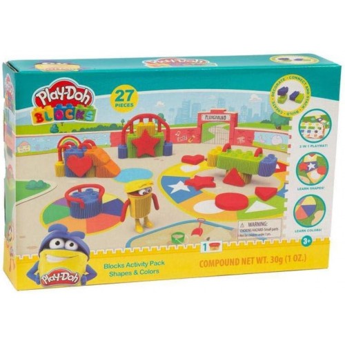 Playdoh Blocks Activity Pack Colours & Shapes