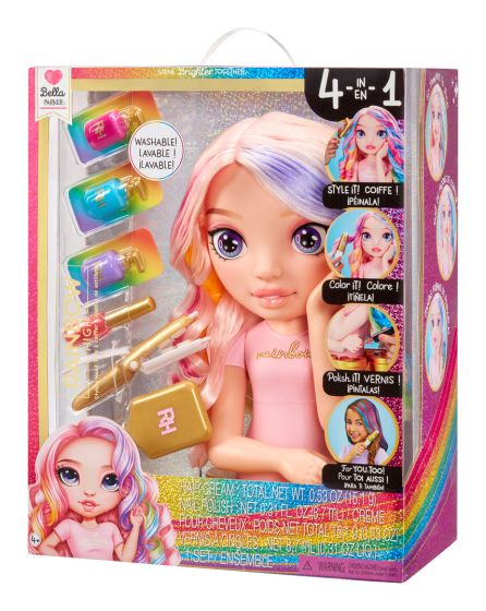 Playset Styling Head Rainbow High Bella