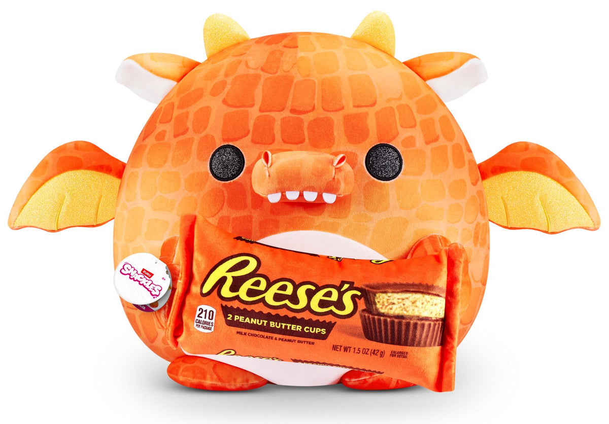 Plush Snackles Dragon With Reese's