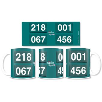 Mug Squid Game Numbers