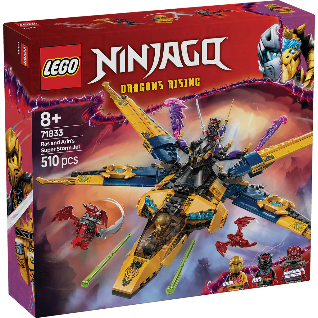 Lego Ninjago Ras and Arin's Super Storm Jet 71833