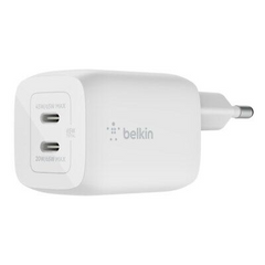 Socket Charger Belkin Mains 2x USB-C with GAN up to 65Watt