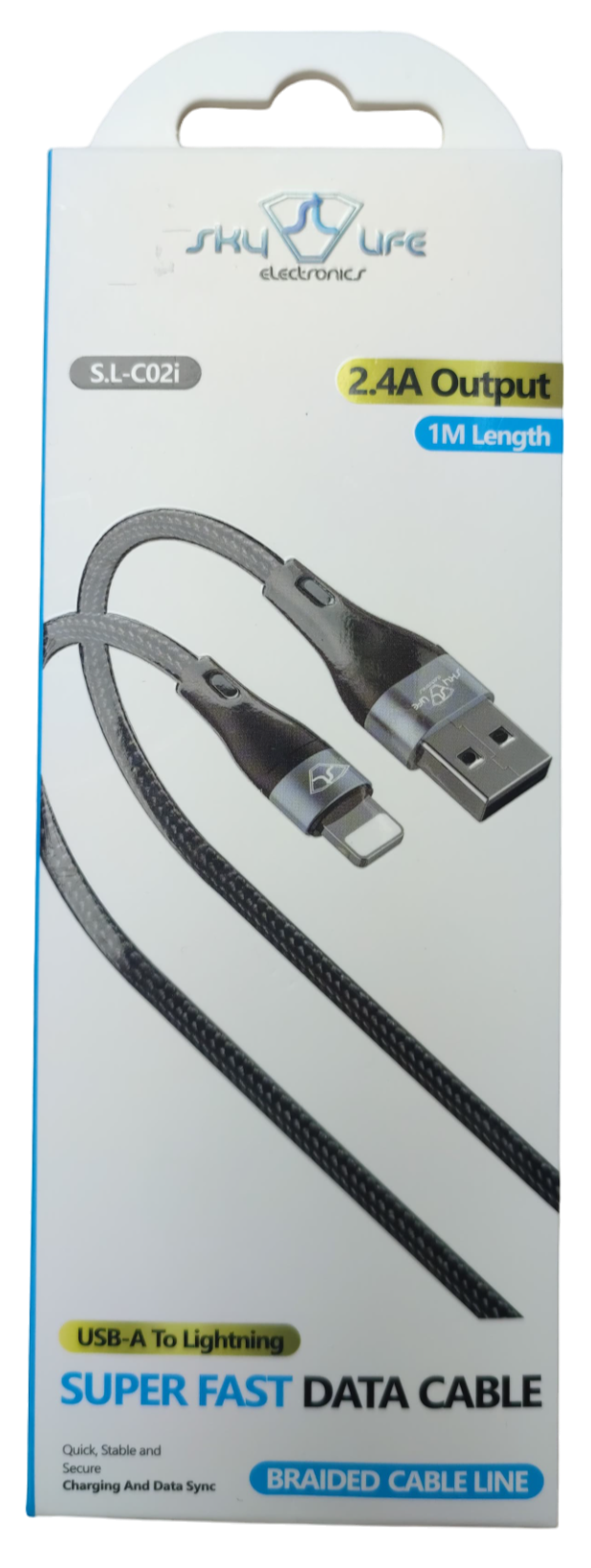 Cable USB-A to Lightning 1m - Albagame