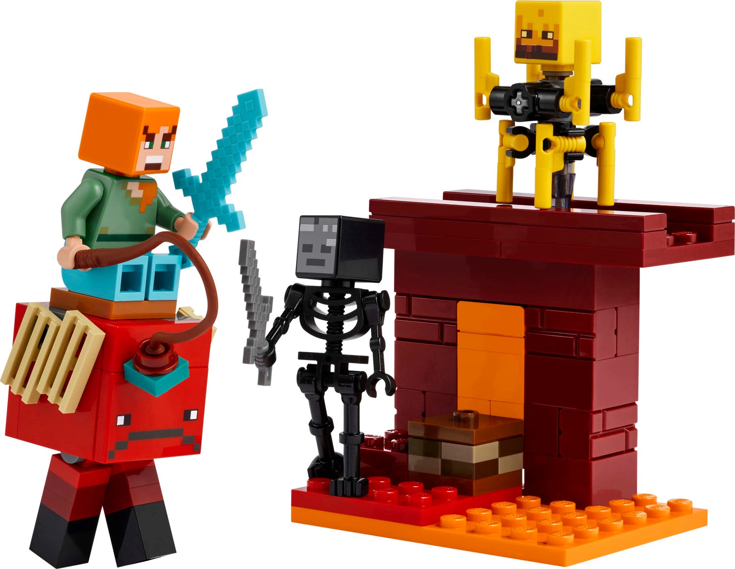 Lego Minecraft The Nether Lava Battle 21266