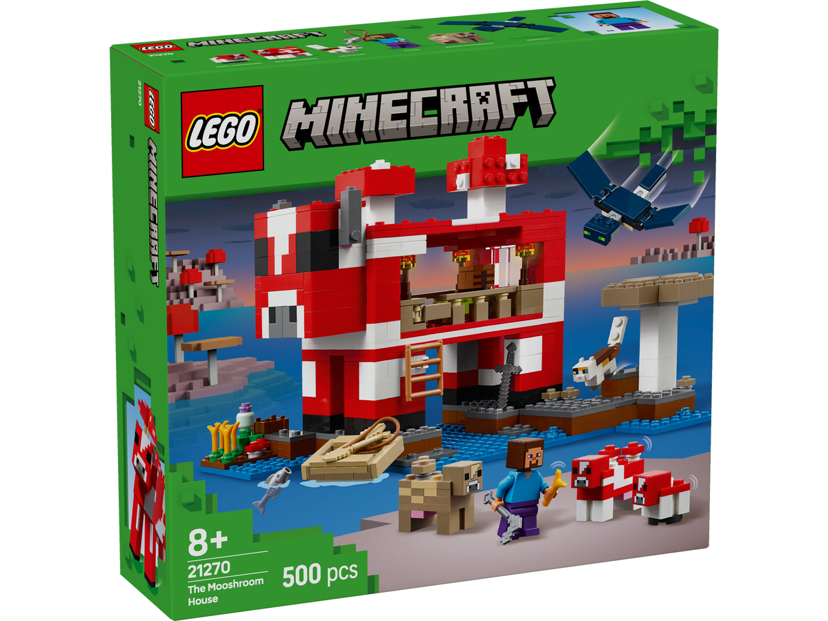 Lego Minecraft The Mooshroom House 21270