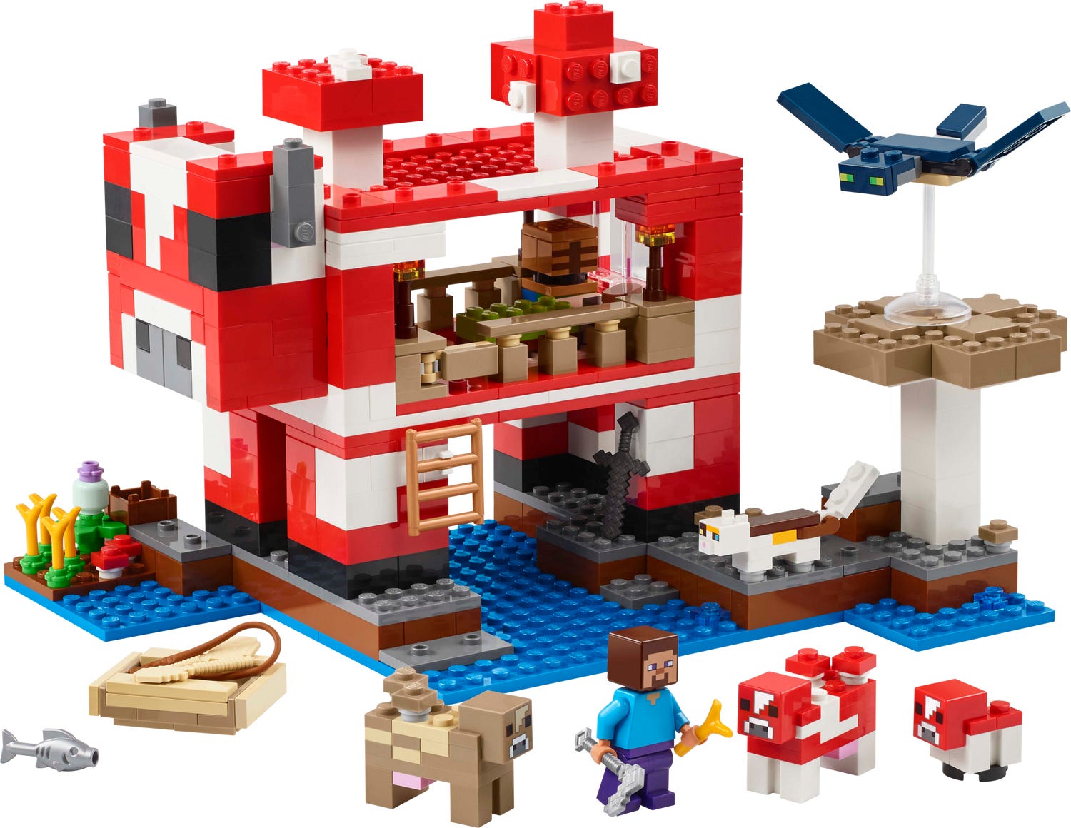 Lego Minecraft The Mooshroom House 21270