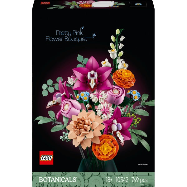 Lego Icons Pretty Pink Flower Bouquet 10342