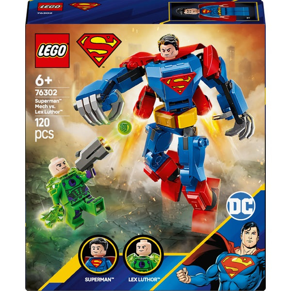 Lego DC Superman Mech vs. Lex Luthor 76302