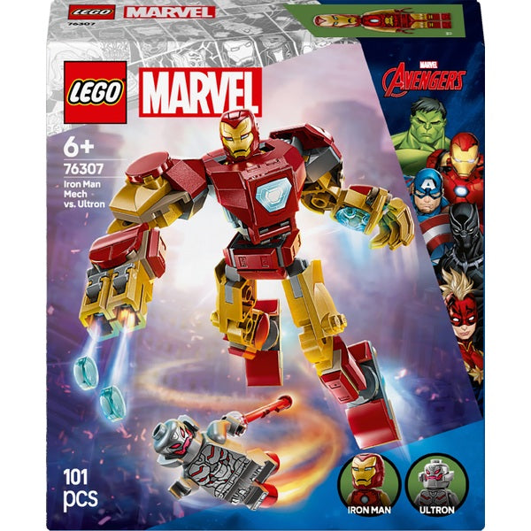 Lego Marvel Iron Man Mech vs. Ultron 76307