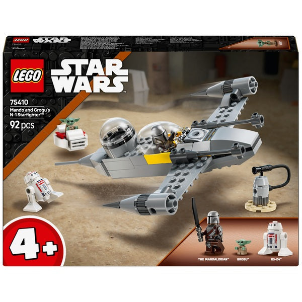 Lego Star Wars Mando and Grogu's N-1 Starfighter 75410