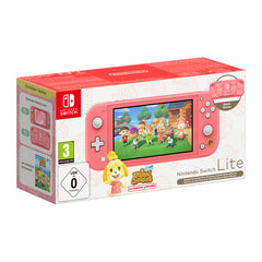 Console Nintendo Switch Lite Animal Crossing Coral + 12 Months Membership - Albagame