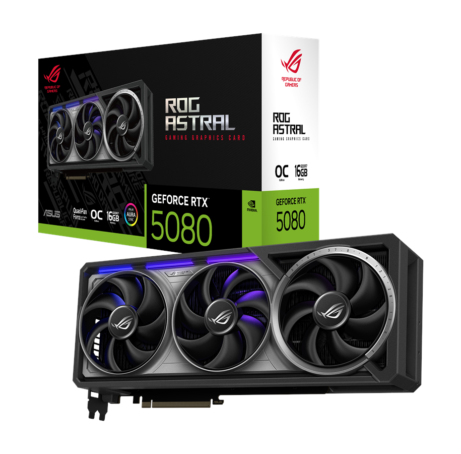 GPU ASUS ROG Astral OC Edition  GeForce RTX 5080 16GB GDDR7