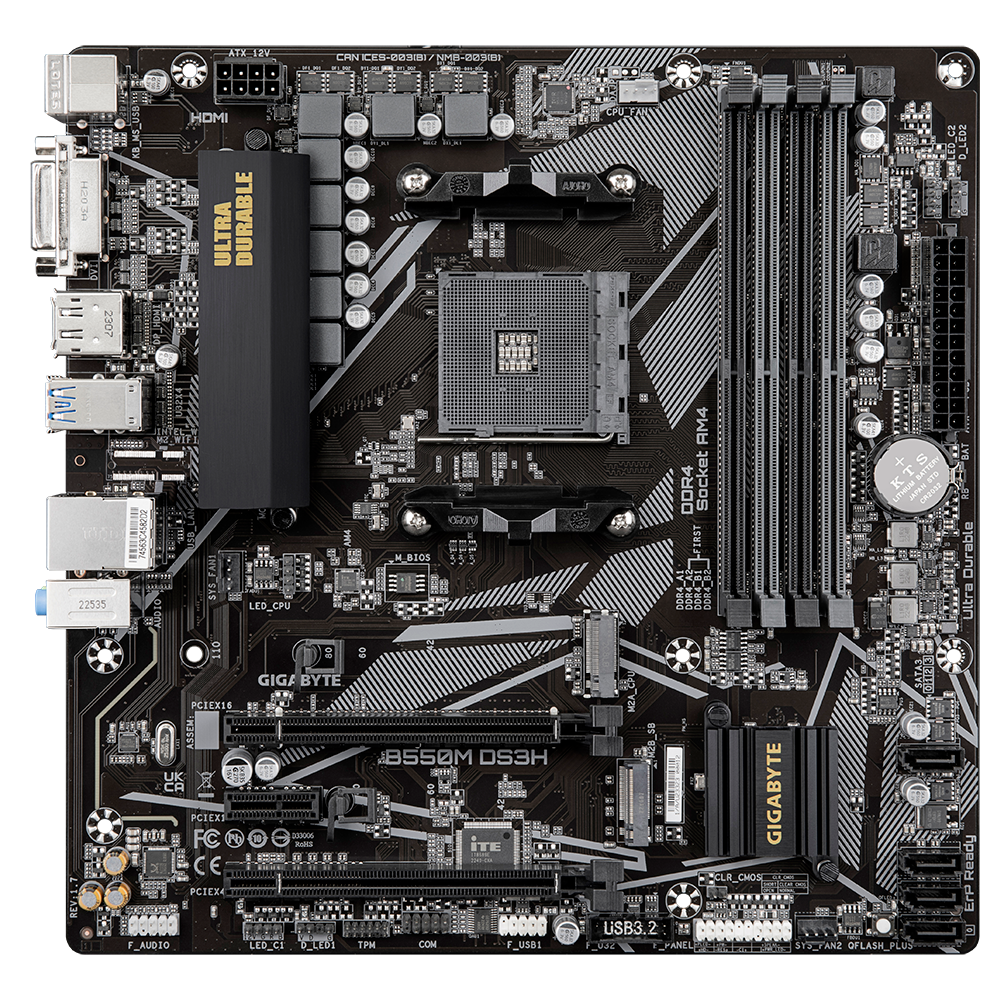 Motherboard Gigabyte B550M DS3H