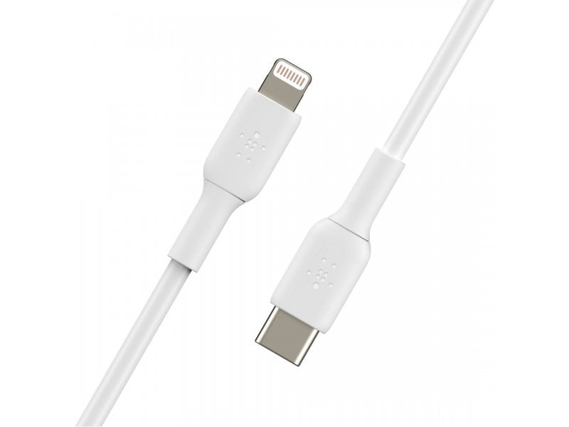 Cable USB-C to Lightning Belkin BoostCharge White