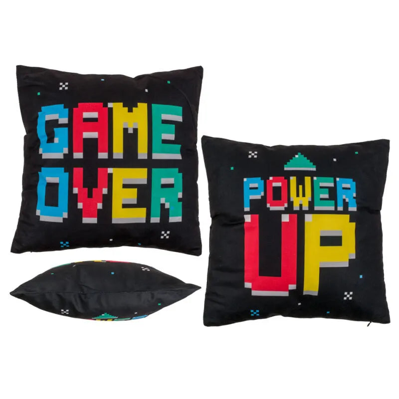 Pillow Retro Game Power Up and Game Over