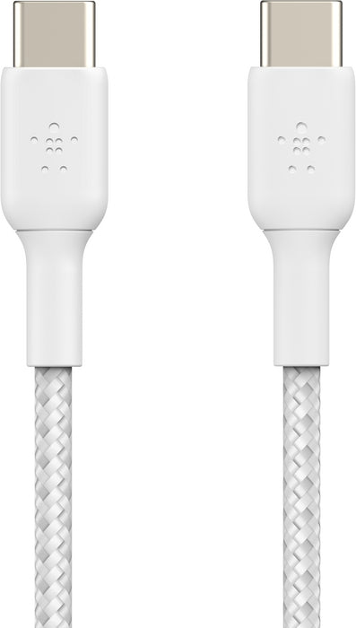 Cable USB-C to USB-C Belkin BoostCharge Up to 60W Braided White 20