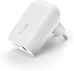 Charger Belkin BoostCharger , 1x USB-C Up to 25W 1x USB-A Up to 12W White