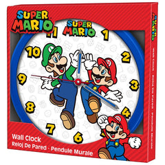 Wall Clock Super Mario Mario & Luigi