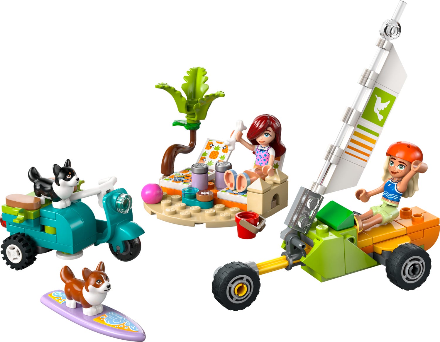 Lego Friends Surfing Dogs and Scooter Adventure 42641