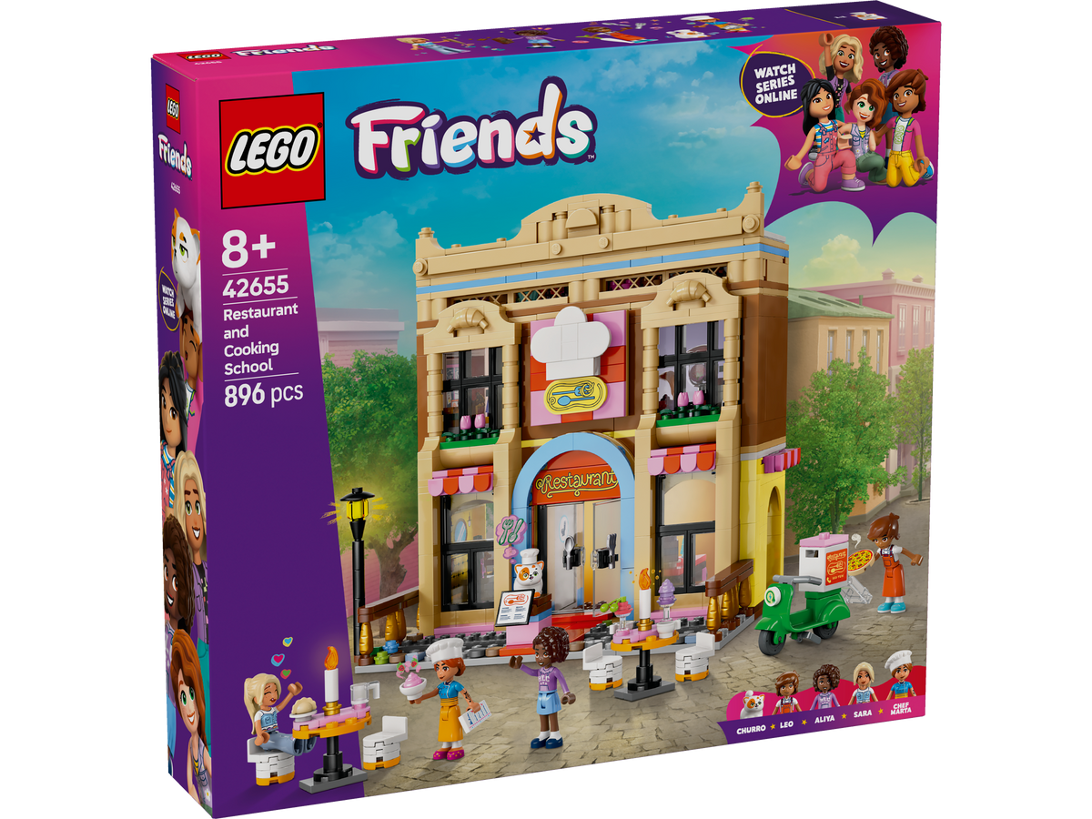 Lego Friends Restaurant and Cooking School 42655