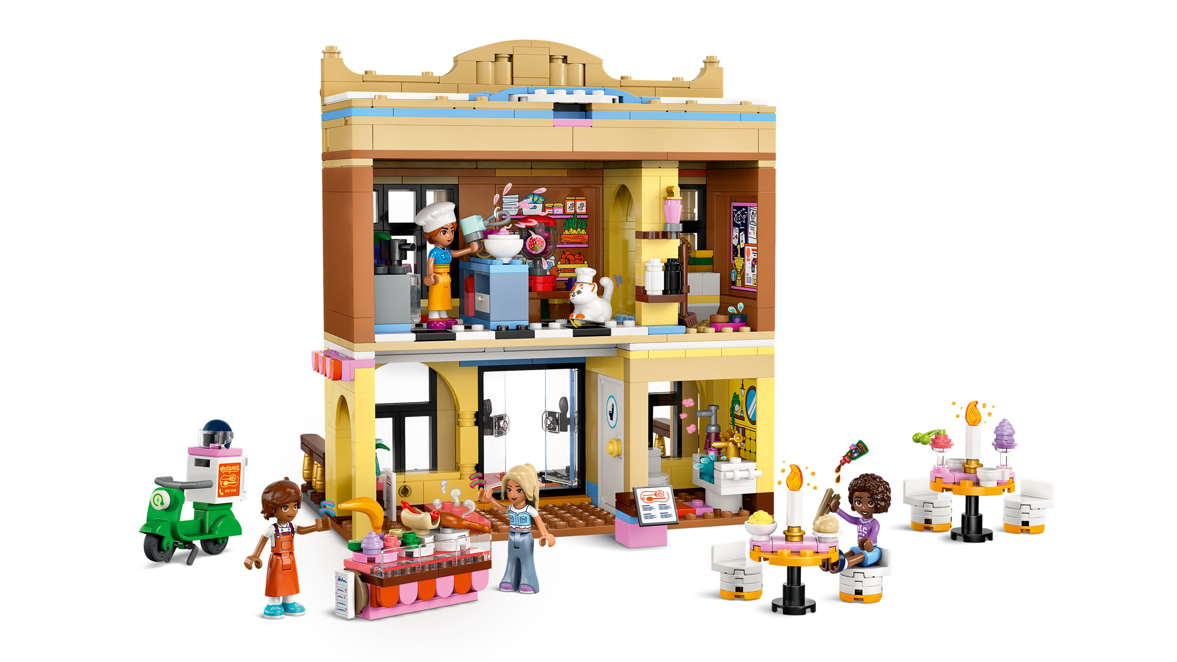 Lego Friends Restaurant and Cooking School 42655