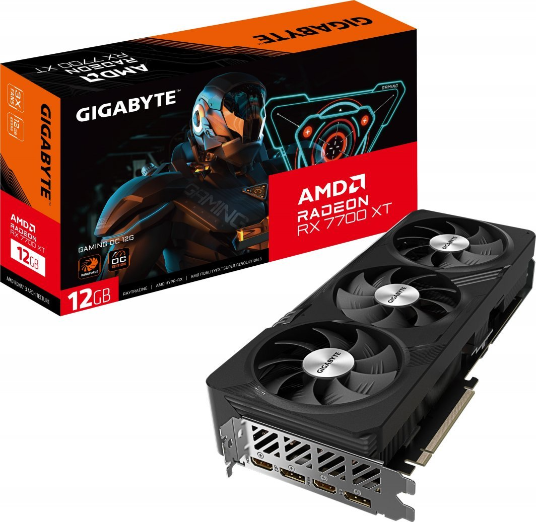 GPU Gigabyte Gaming OC Radeon RX 7700 XT 12GB GDDR6