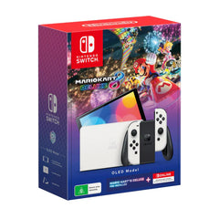 Console Nintendo Switch OLED White + Mario Kart 8 Deluxe + 12 Months NSO