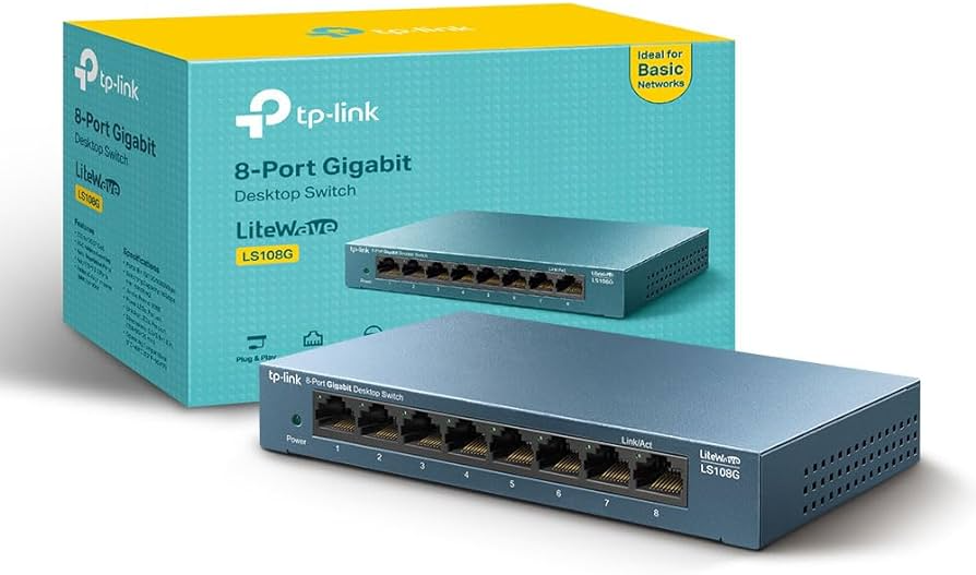 Switch 8 Porta Gigabit TP-Link LiteWave - Albagame