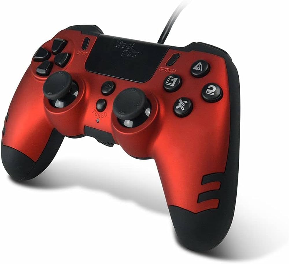 Controller Steelplay Metaltech Ruby Red For PS4/PC