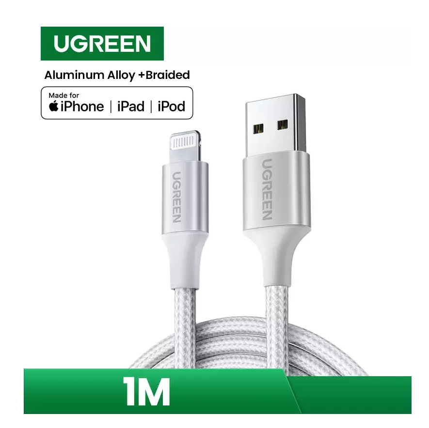 Cable Ugreen USB-A to Lightning , Charging & Data Sync - Albagame