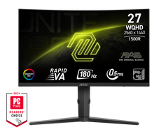 Monitor 27" MSI MAG 275CQRF QD E2  Curved  QHD 180Hz