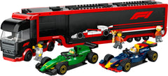 Lego City Truck with RB20 & AMR24 F1 Cars 60445