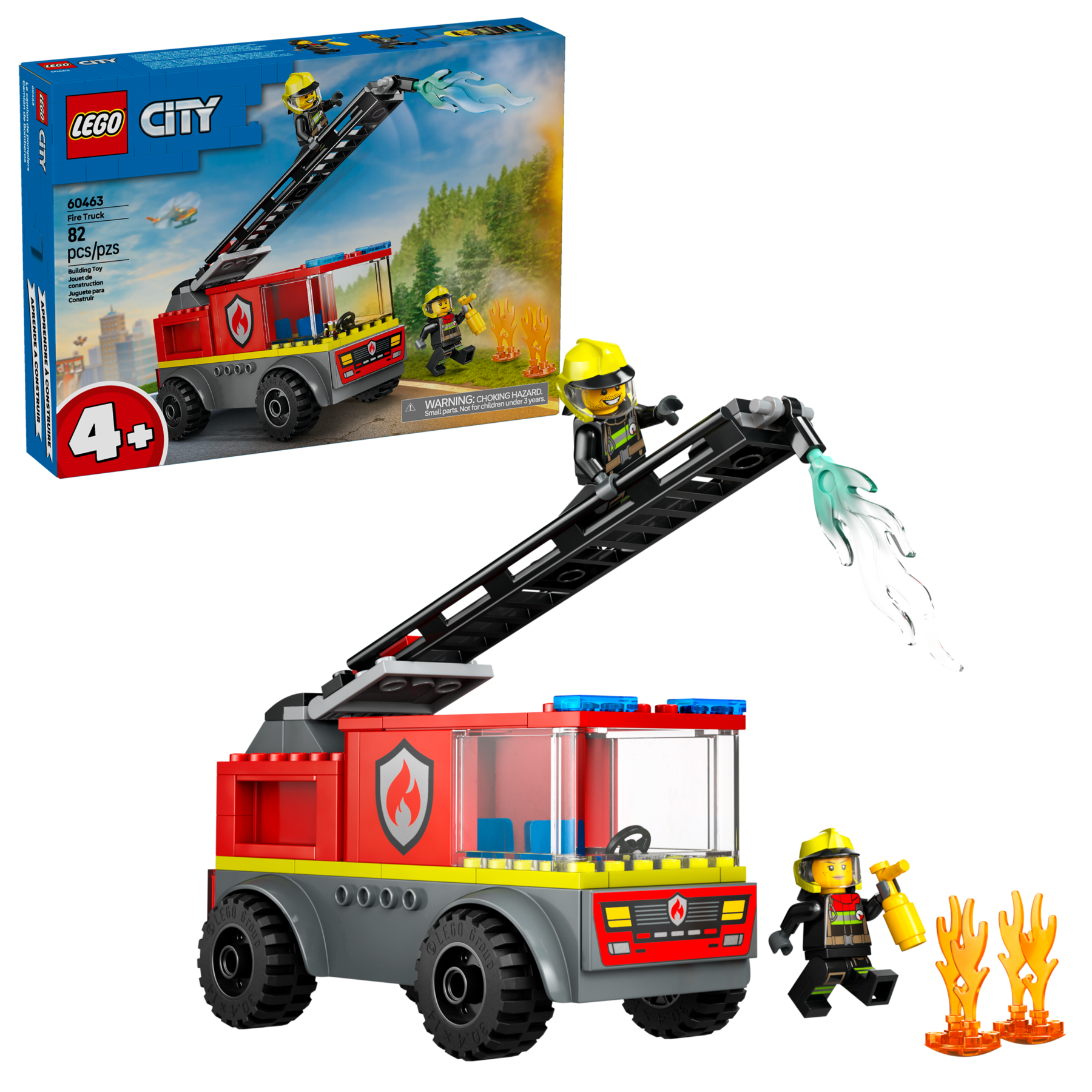 Lego City Fire Ladder Truck 60463