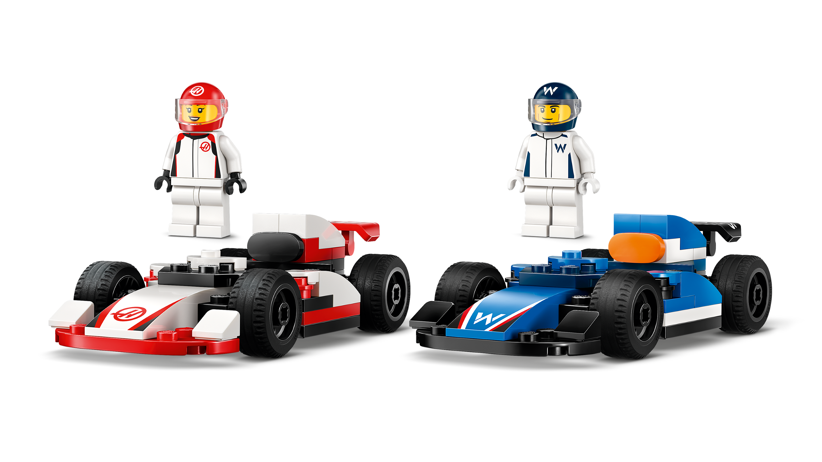 Lego City F1 Williams Racing & Haas F1 Race Cars 60464