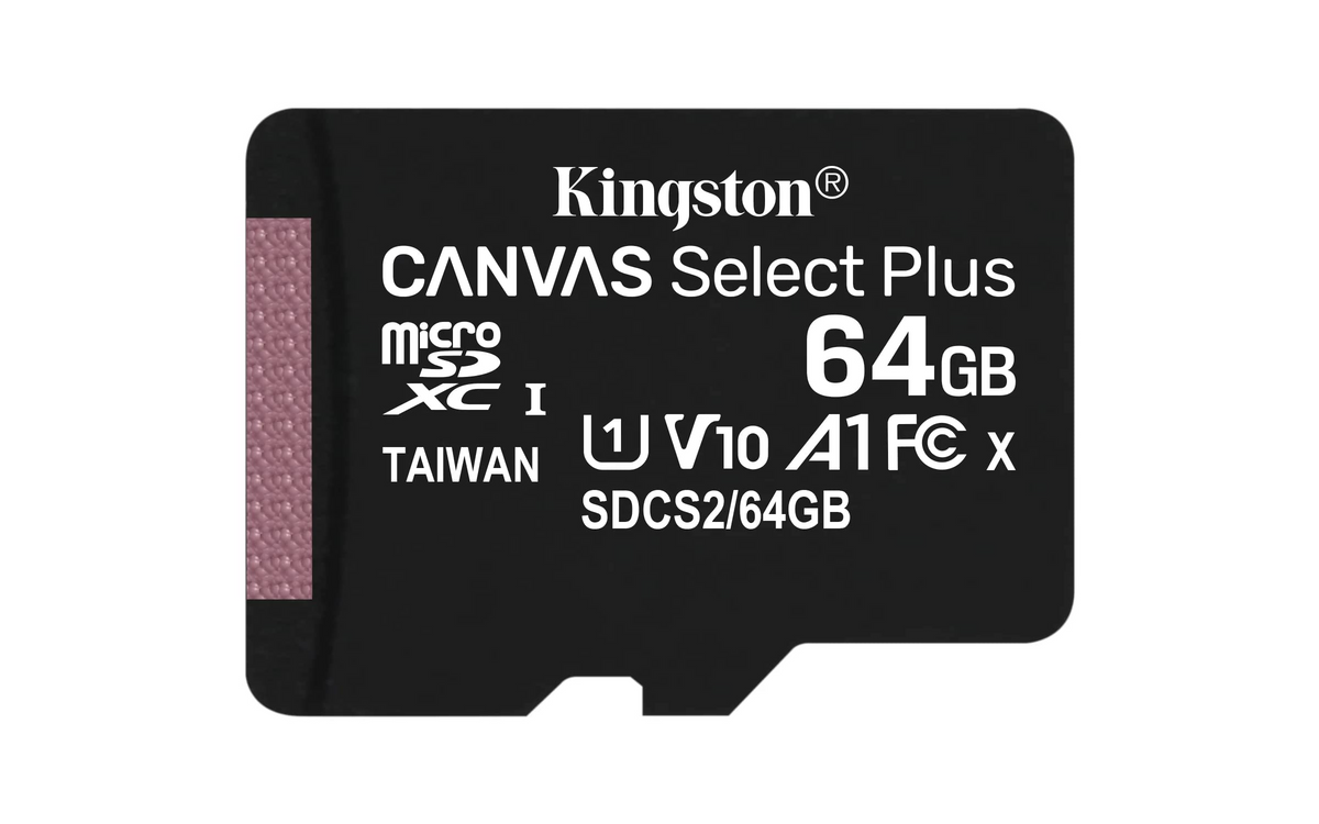 Card MicroSDXC 64GB Kingston Canvas Select Plus - Albagame