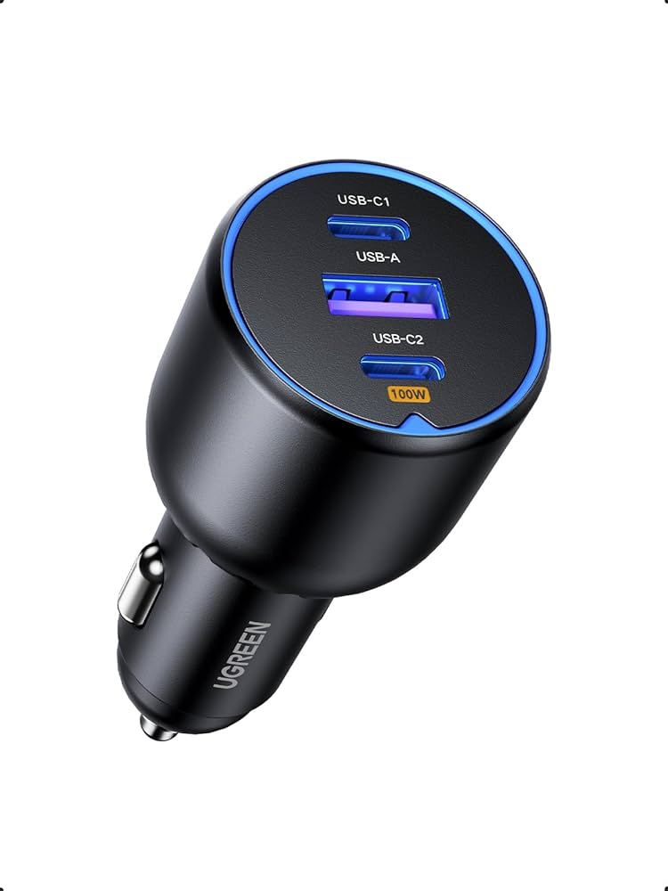 Charger CAR Ugreen 1x USB-A , 2x USB-C - Albagame