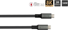 Cable USB-C to USB-C GoodConnections , USB 4.0 , up to 100W - Albagame